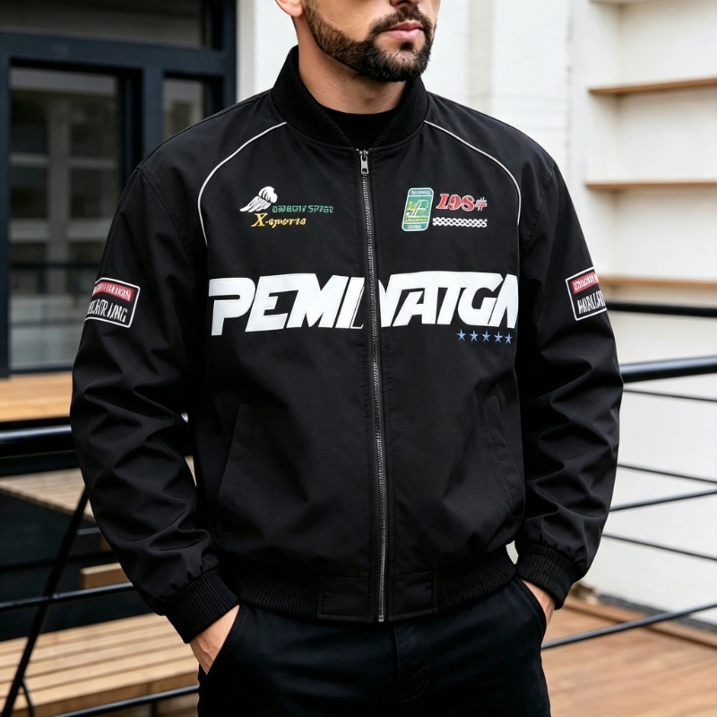 Varsity Jacket Letterman - Nueva Chaqueta Universitaria para Hombre, Estilo