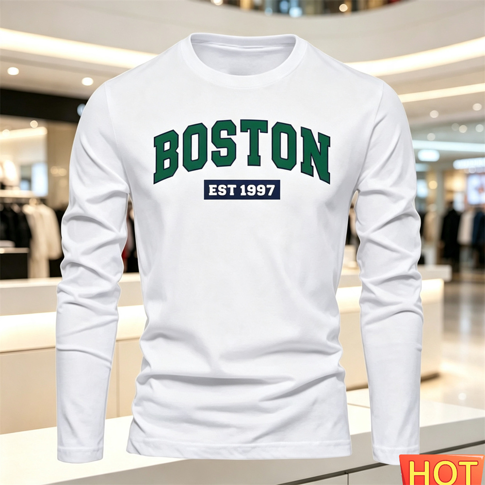 Men'S Fashion Trends 2025 - Camiseta de manga larga para hombre,
