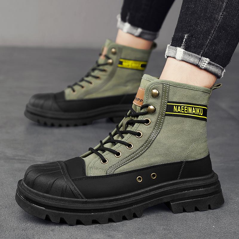Men'S Fashion News - Botas de lona para Hombre, Zapatos
