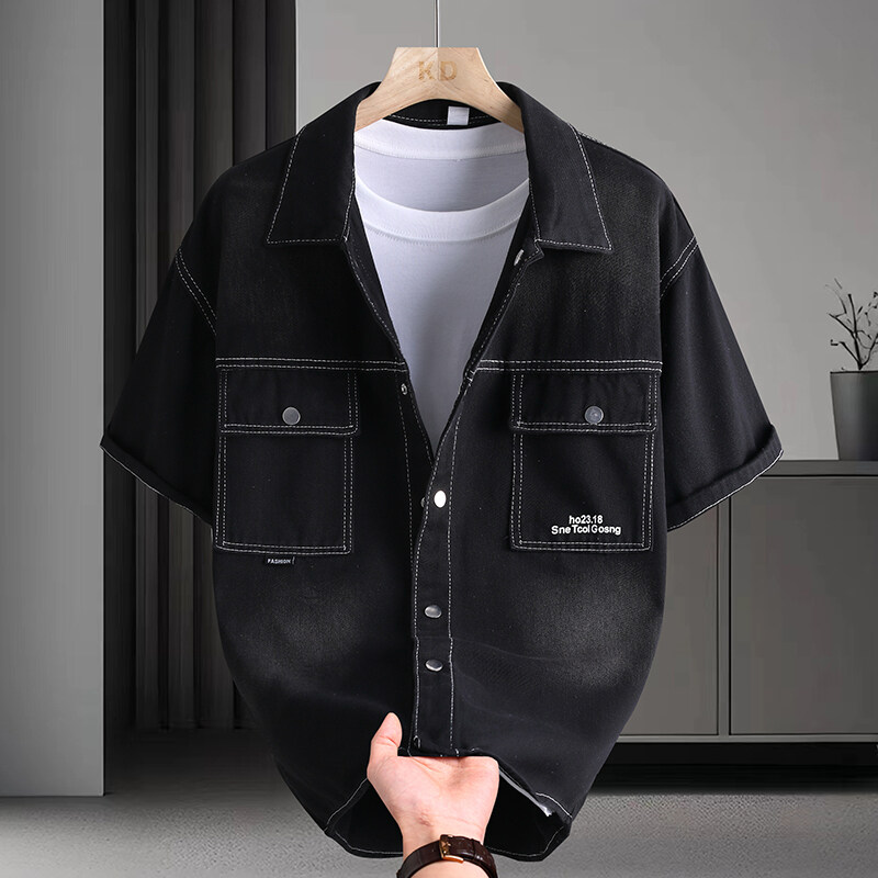 Camisa de Mezclilla para Hombr - Mens Fashion Urban reseña y precio