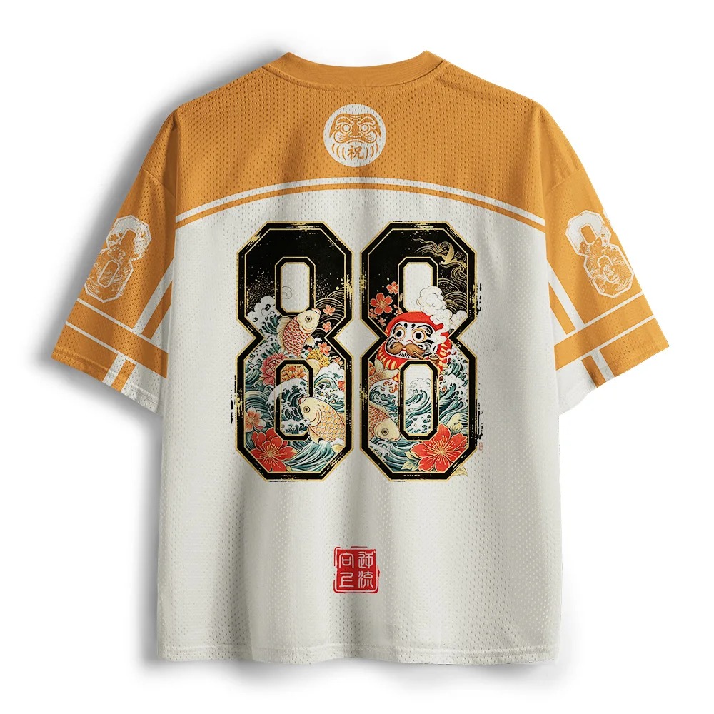 Dharma Koi Ukiyo-e Camiseta De - Men'S Fashion V Neck T Shirts reseña y precio