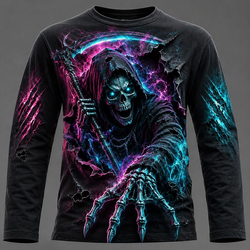 Camiseta de manga larga con es - Men'S Fashion Trends 2025 reseña y precio