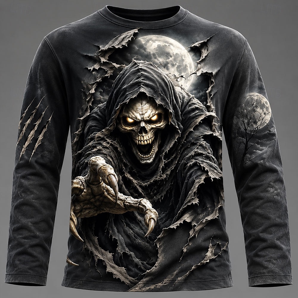 Camiseta de manga larga con es - Men'S Fashion Trends 2025 reseña y precio