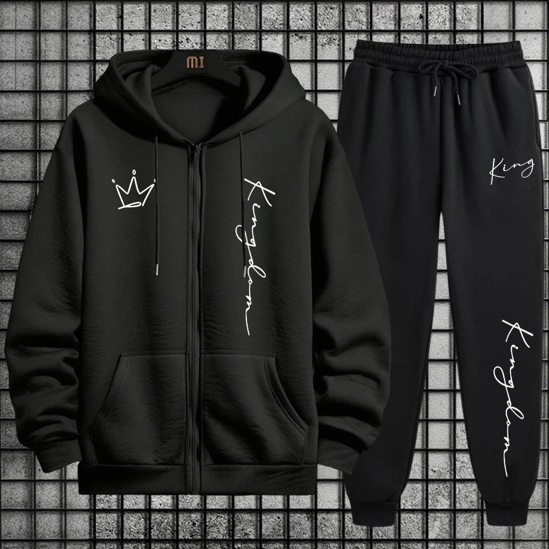 Conjunto de Sudadera con Capuc - Men Fashion King reseña y precio