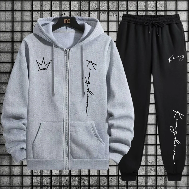Conjunto de Sudadera con Capuc - Men Fashion King reseña y precio