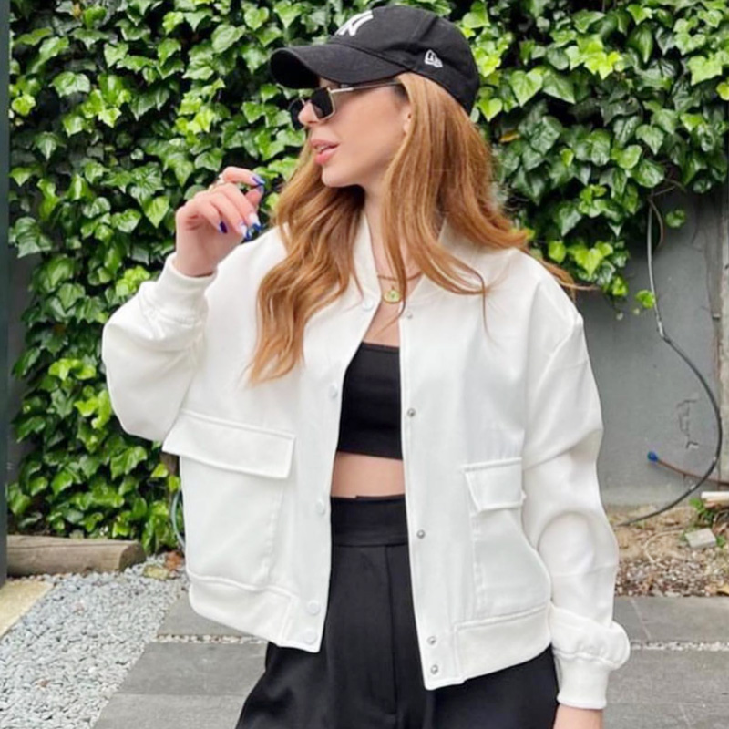 HXAO Chaqueta Bomber para Muje - Varsity Jacket Letterman reseña y precio
