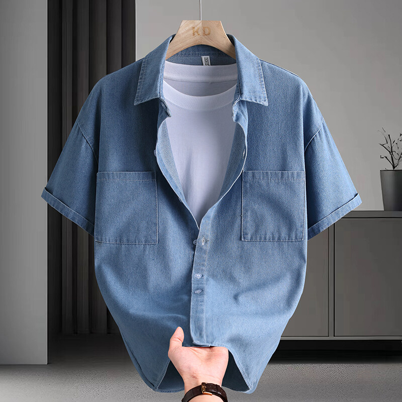 Camisa de Mezclilla para Hombr - Mens Fashion Urban reseña y precio