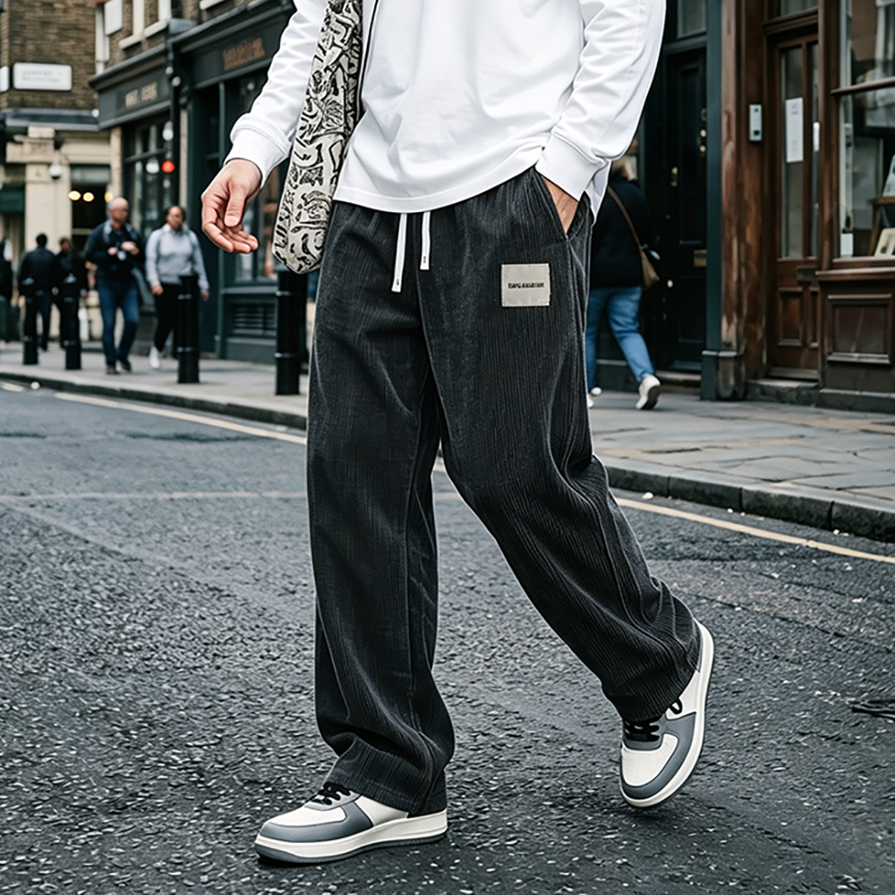 Pantalones Largos Casuales de  - Men Fashion King reseña y precio