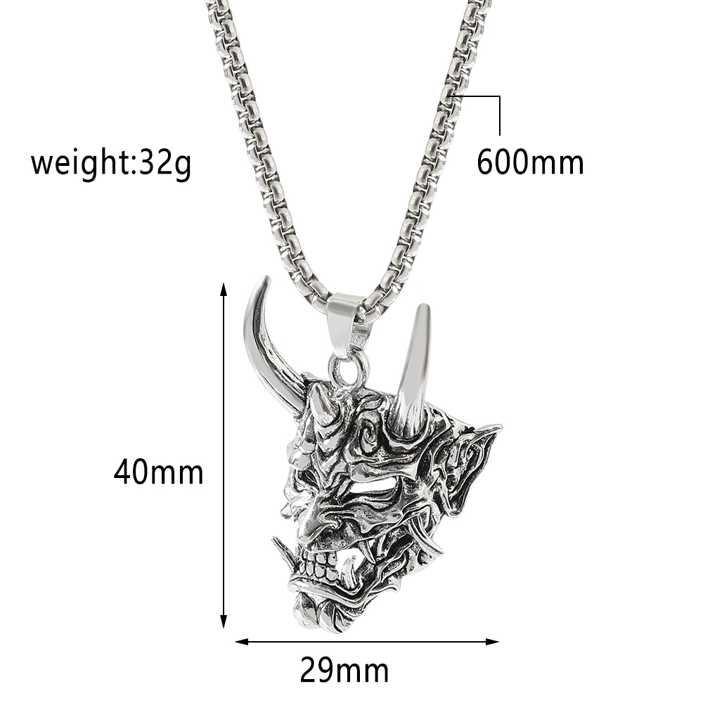 Collar con Colgante de Máscara - Men Fashion King reseña y precio
