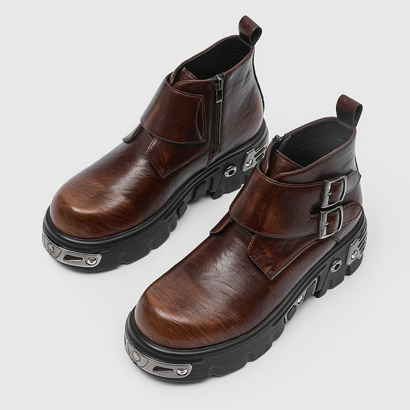 Botas de plataforma punk gótic - Men'S Fashion News reseña y precio