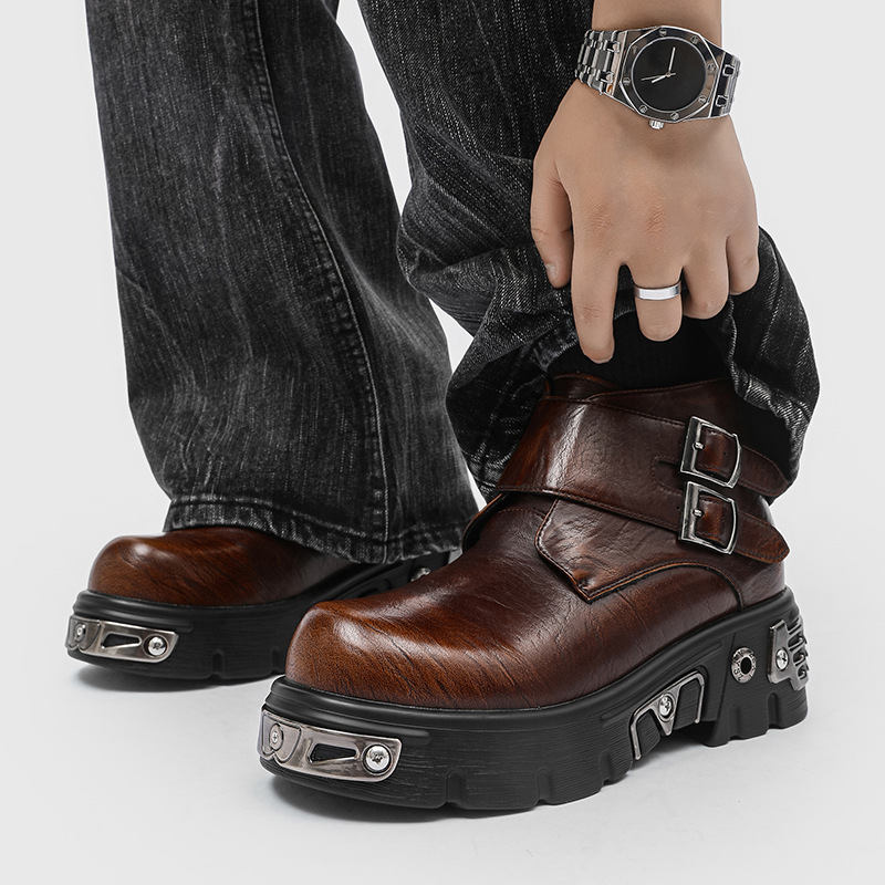 Botas de plataforma punk gótic - Men'S Fashion News reseña y precio
