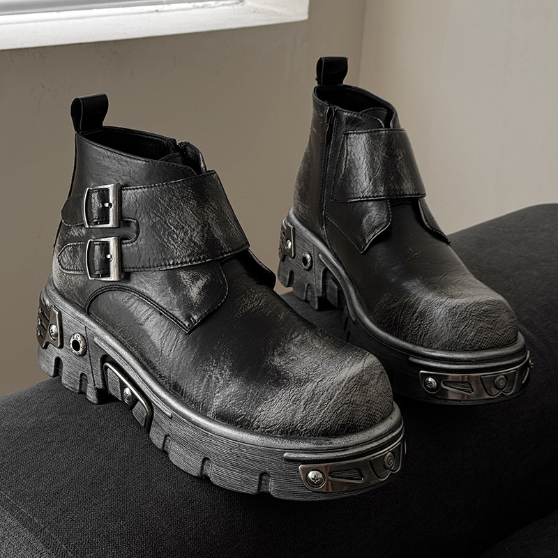 Botas de plataforma punk gótic - Men'S Fashion News reseña y precio