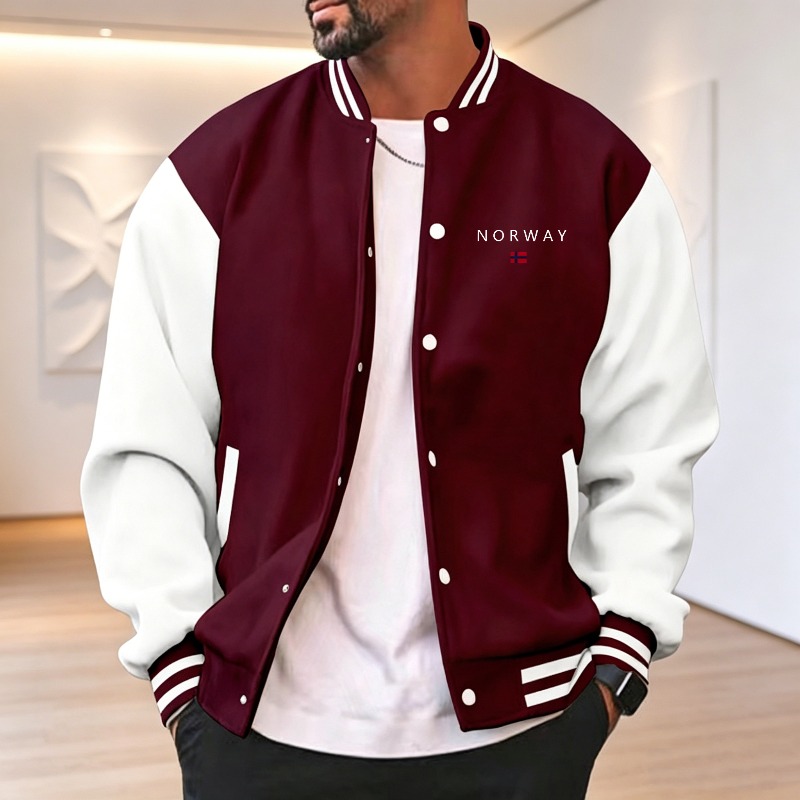 Chaqueta Varsity para Hombre,  - Varsity Jacket Letterman reseña y precio