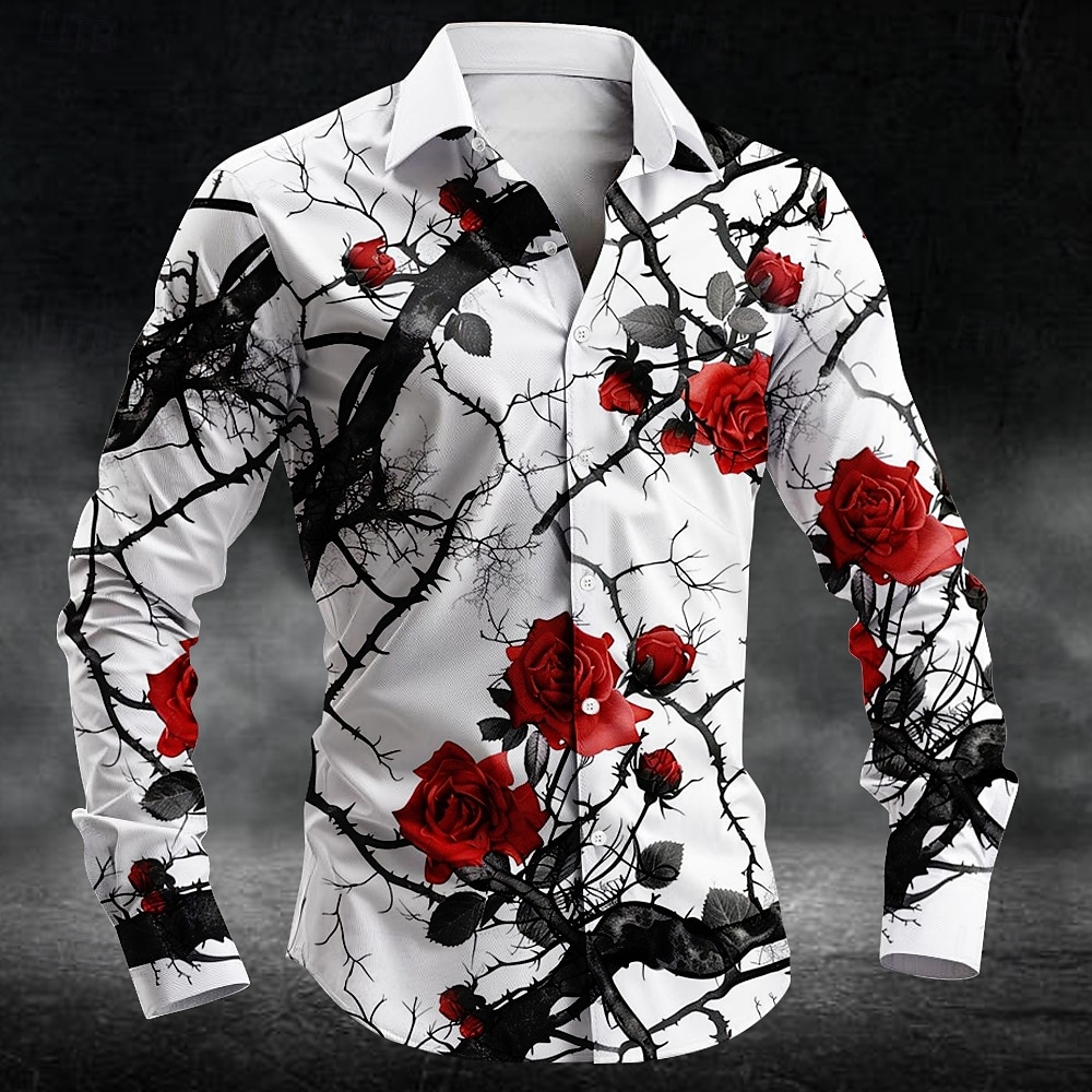 Camisas de manga larga con est - Men'S Fashion Trends reseña y precio